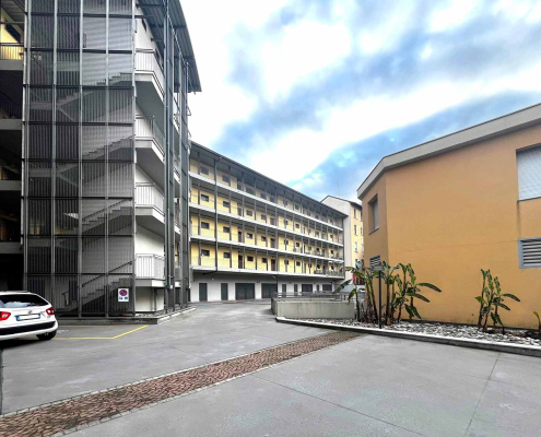 Bilocale Milano Via Boncompagni - Cortile interno